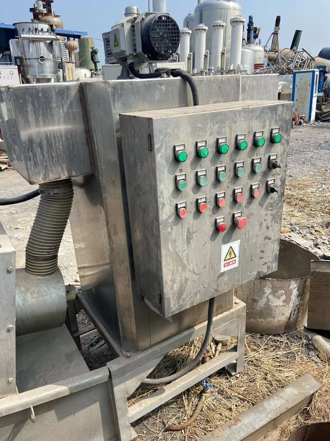 轉(zhuǎn)讓二手污泥脫水機 一套301型疊螺污泥脫水機