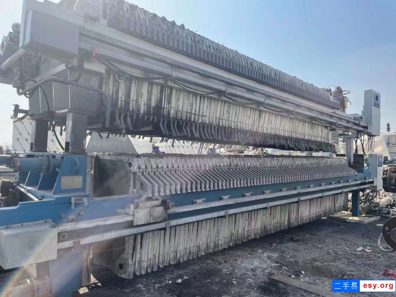 出售二手自動(dòng)壓濾機(jī) 50-100平方隔膜壓濾機(jī)