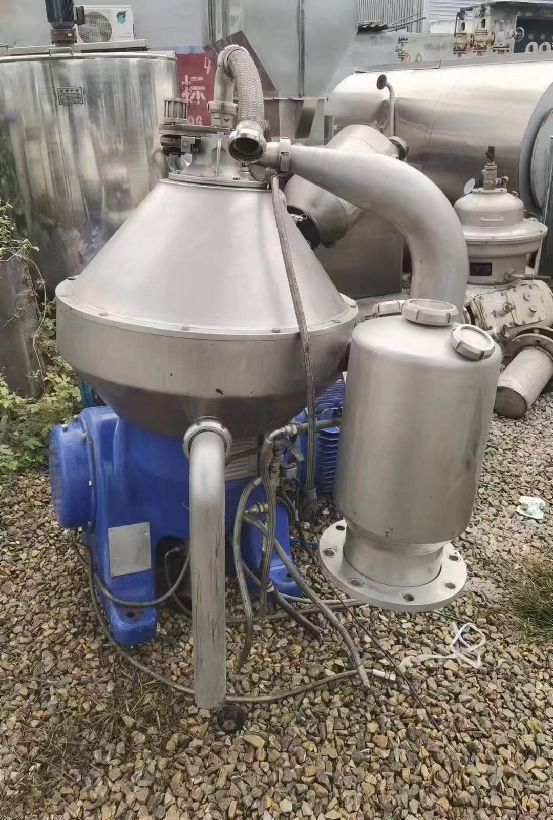 轉(zhuǎn)讓二手蝶式分離機(jī) 一臺(tái)阿法拉伐PX60碟式分離機(jī)