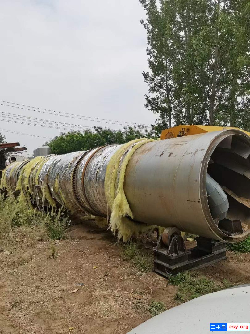 轉(zhuǎn)讓二手滾筒烘干機 一臺1.5米x13米全套烘干機