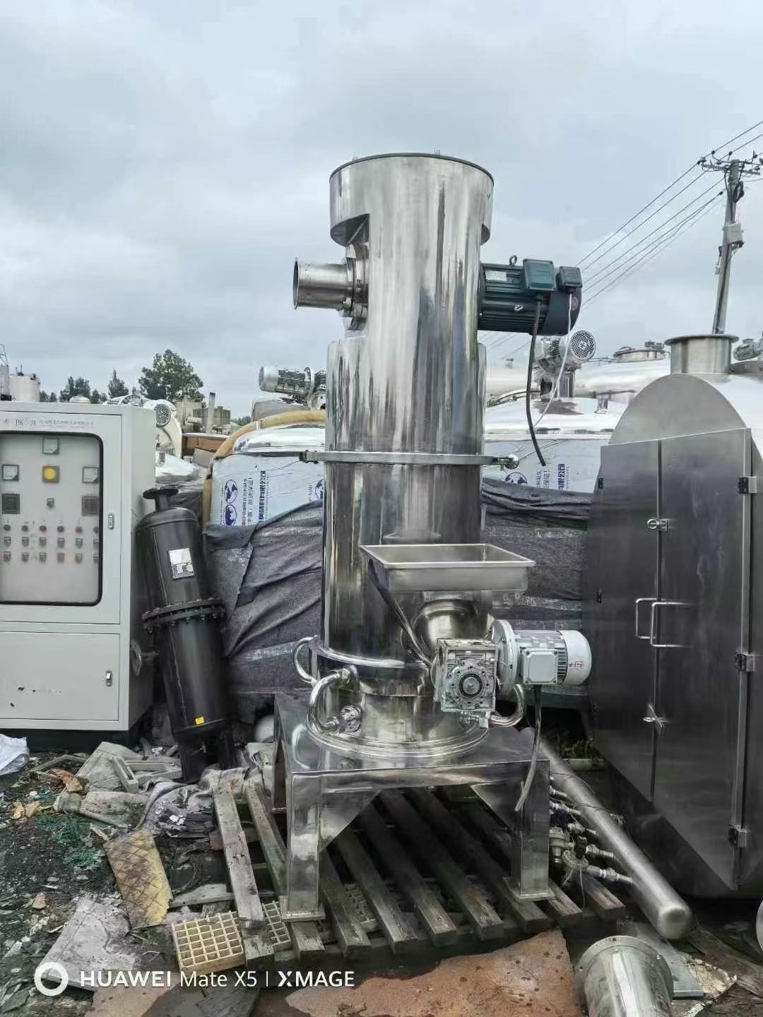 轉讓二手氣流粉碎機 一套昆山博瑞產600型流化床式氣流粉碎機