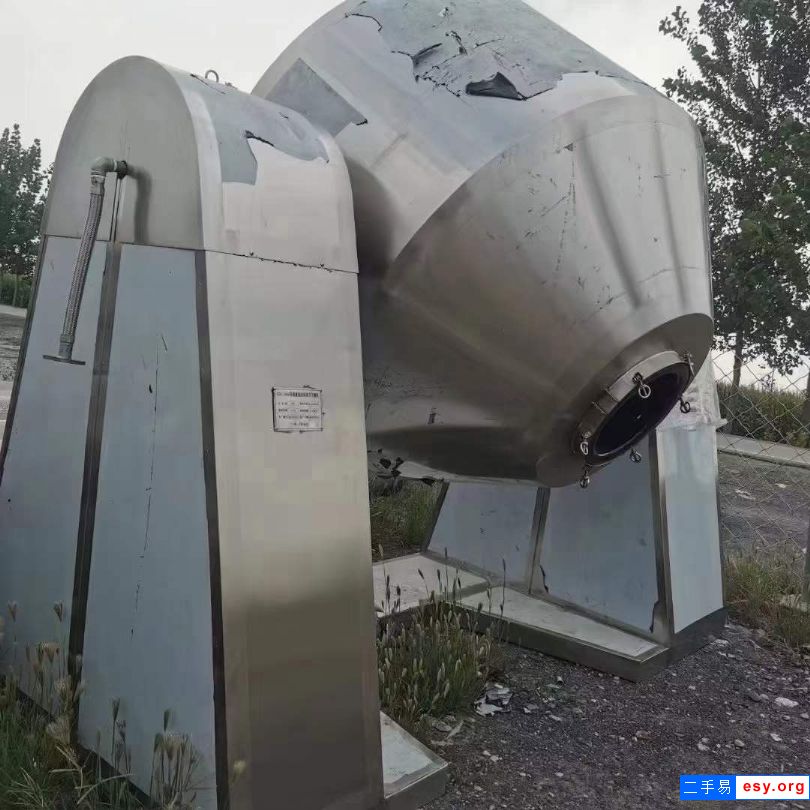 轉(zhuǎn)讓二手雙錐干燥機(jī) 兩臺3000L搪瓷雙錐干燥機(jī) 帶質(zhì)保