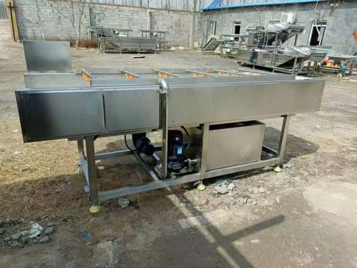 轉讓二手毛輥清洗機 一臺3米蔬菜水果毛輥清洗機