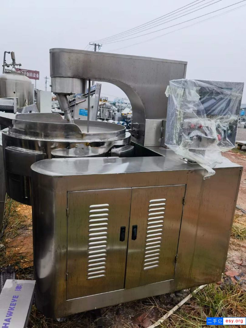 轉(zhuǎn)讓二手行星炒鍋 一臺200L全自動電磁加熱夾層鍋