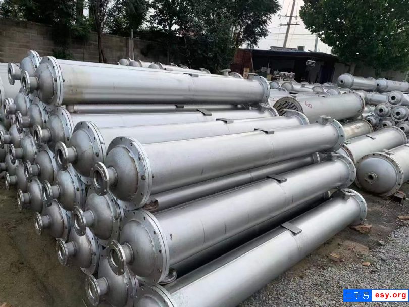 轉(zhuǎn)讓二手不銹鋼冷凝器 20平方-80平方列管式冷凝器