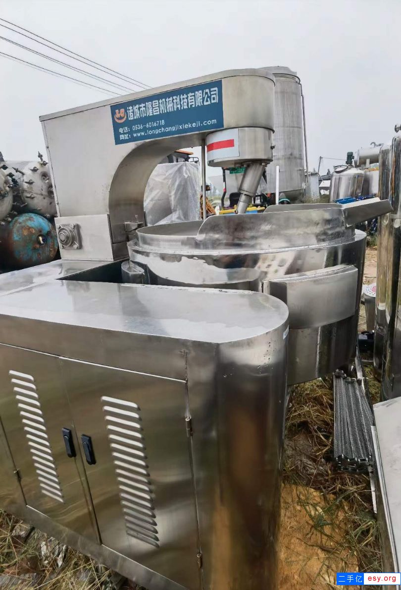 轉(zhuǎn)讓二手行星炒鍋 一臺200L全自動電磁加熱夾層鍋