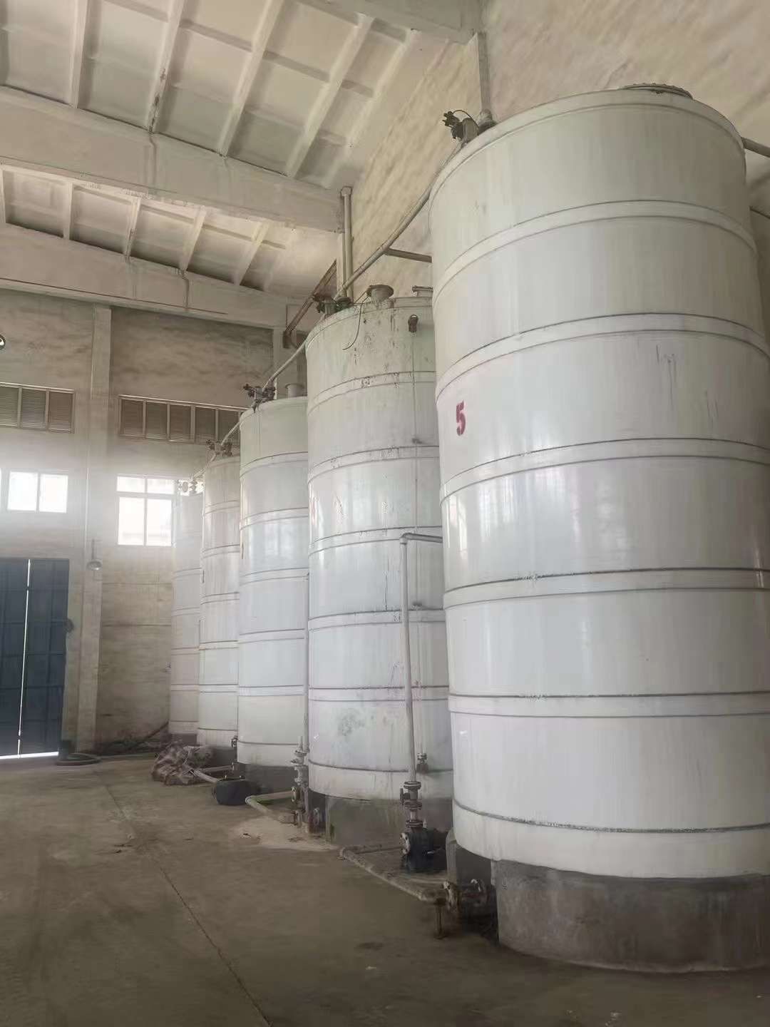 轉(zhuǎn)讓二手塑料罐 20立方-50立方立式PP塑料罐