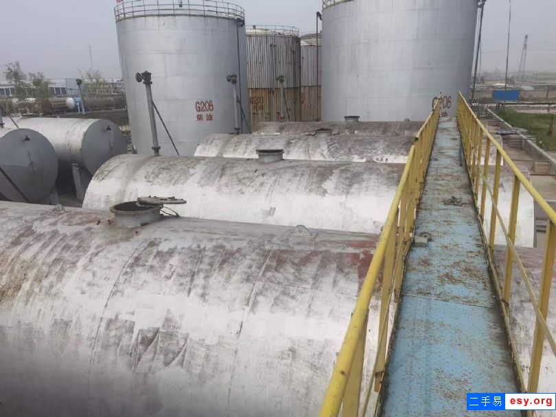 轉讓二手臥式鐵罐 10臺70立方碳鋼儲罐 厚度6mm