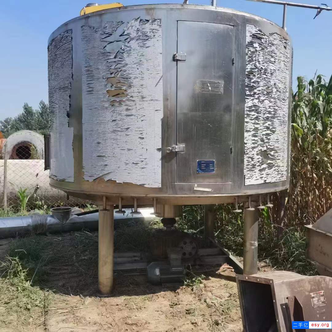 轉(zhuǎn)讓二手連續(xù)干燥機 一臺10平方全不銹鋼盤式干燥機