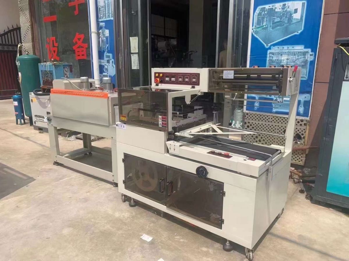 轉(zhuǎn)讓二手封切機(jī) 一套450型全自動(dòng)帶熱收縮L型封切機(jī)