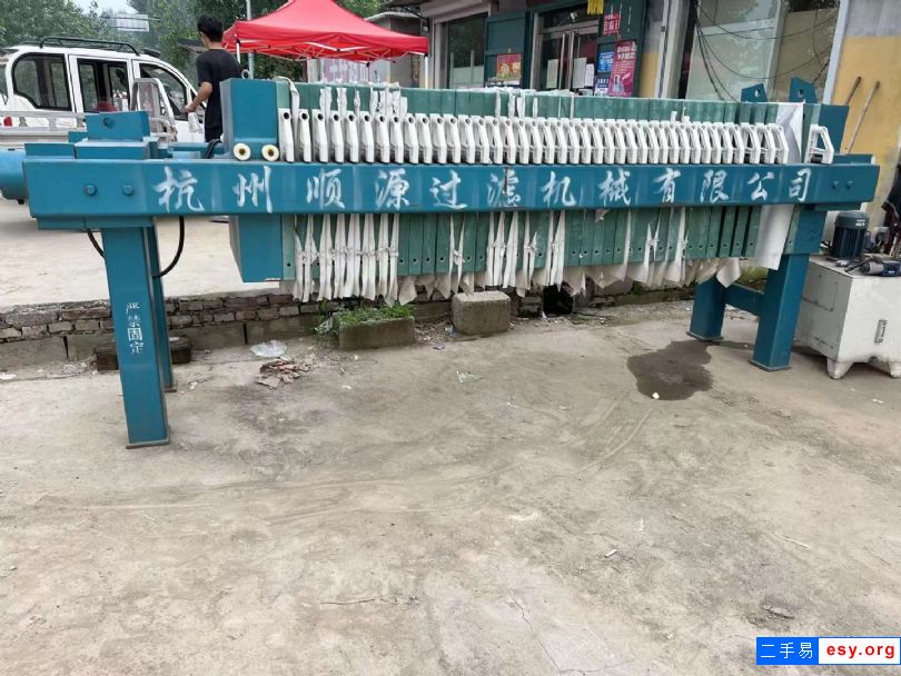 出售二手自動(dòng)壓濾機(jī) 50-100平方隔膜壓濾機(jī)