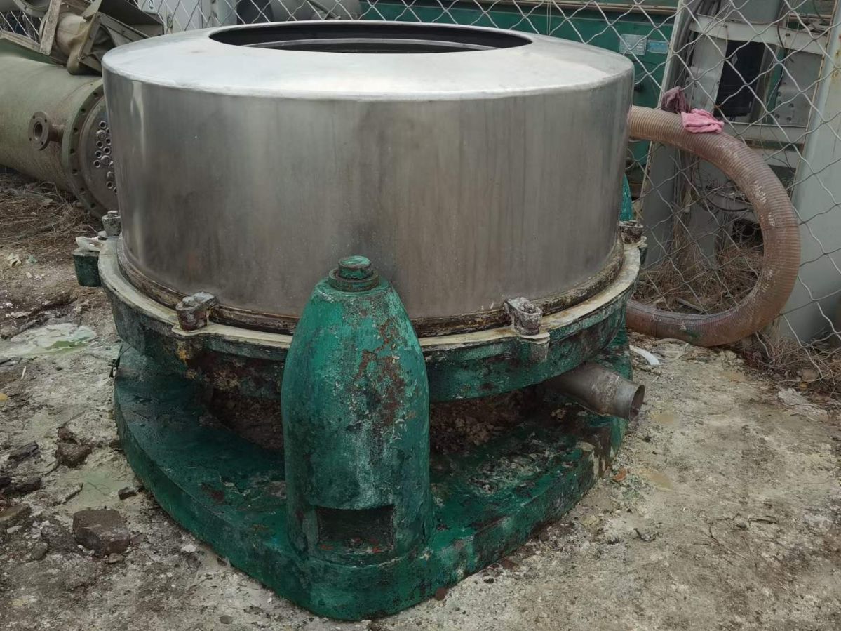 转让二手三足脱水机 一台直径1.2米三足式离心机