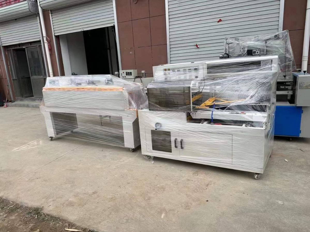 轉(zhuǎn)讓二手封切機(jī) 一套550型帶熱收縮L型封切機(jī)