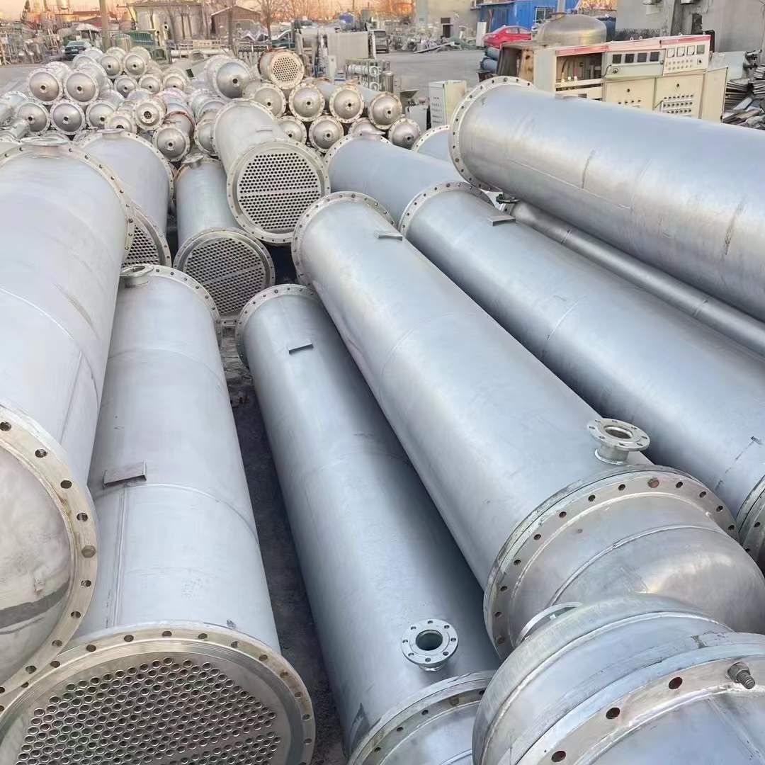 轉讓二手不銹鋼換熱器 40平方-60平方列管式換熱器