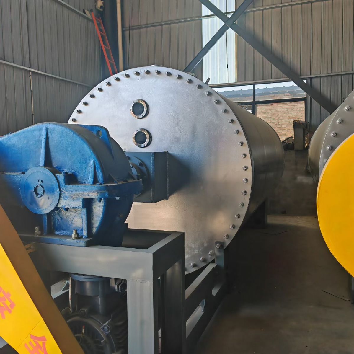 转让二手耙式干燥机 8台容积12立方重型耙齿真空耙式干燥机