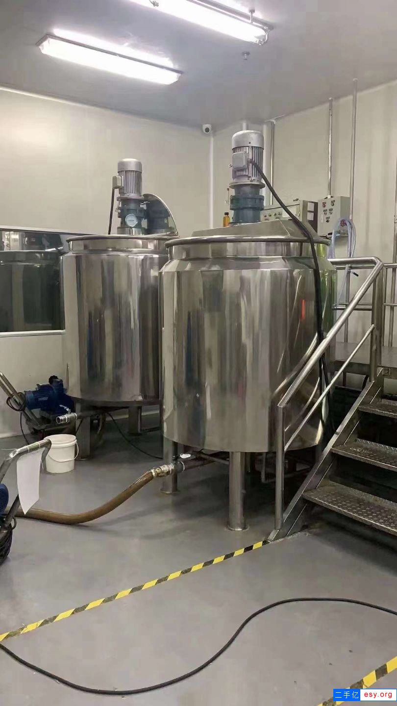 出售二手不銹鋼攪拌罐 1000L-2000L乳化攪拌罐