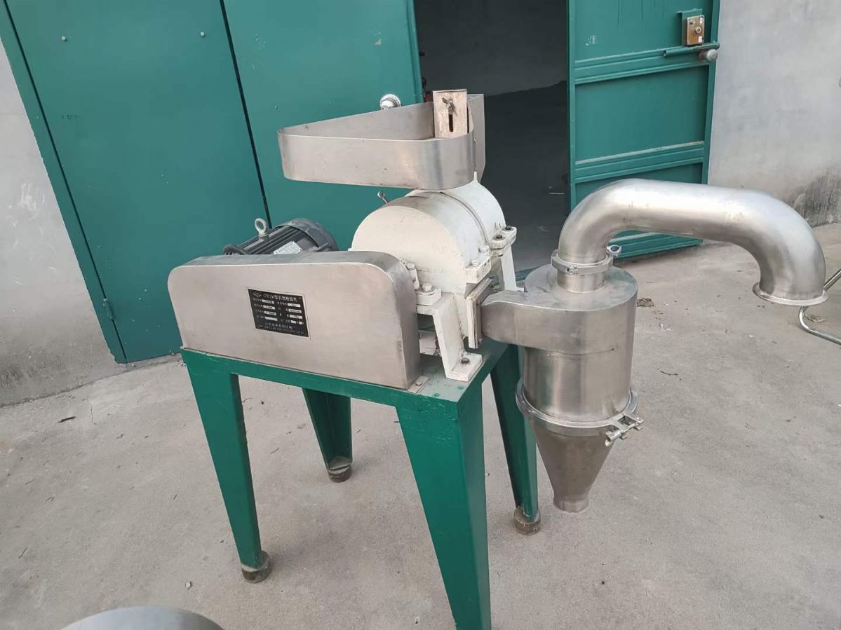 轉(zhuǎn)讓二手藥物粉碎機 一臺200型不銹鋼藥物粉碎機