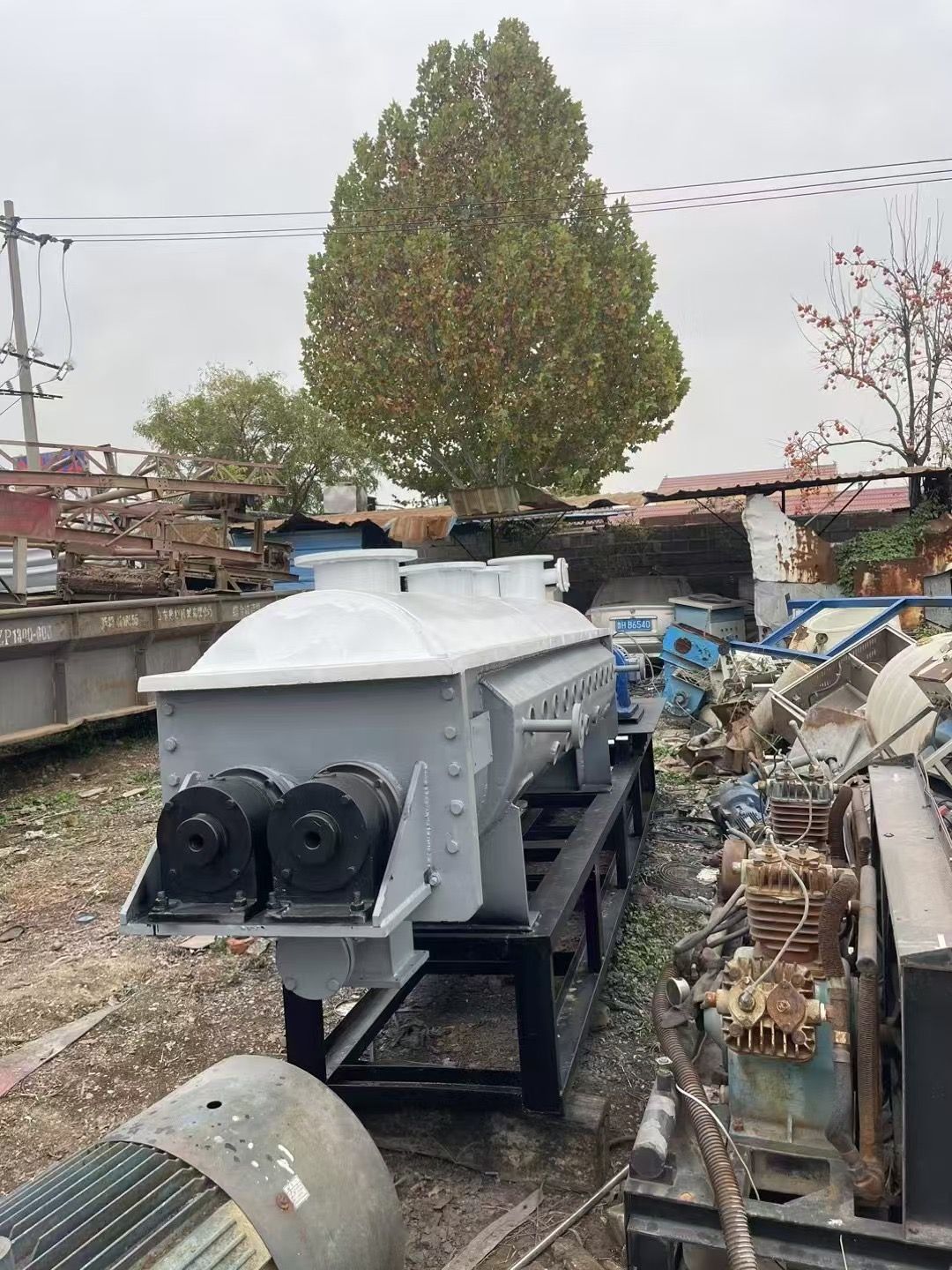 轉(zhuǎn)讓二手槳葉干燥機 一臺面積10平方空心式槳葉干燥機