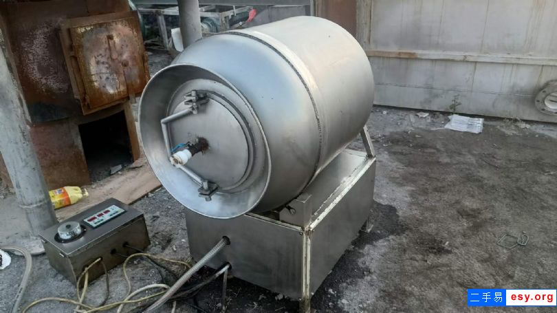 出售二手真空滾揉機(jī) 一臺(tái)200L曉進(jìn)變頻滾揉機(jī)