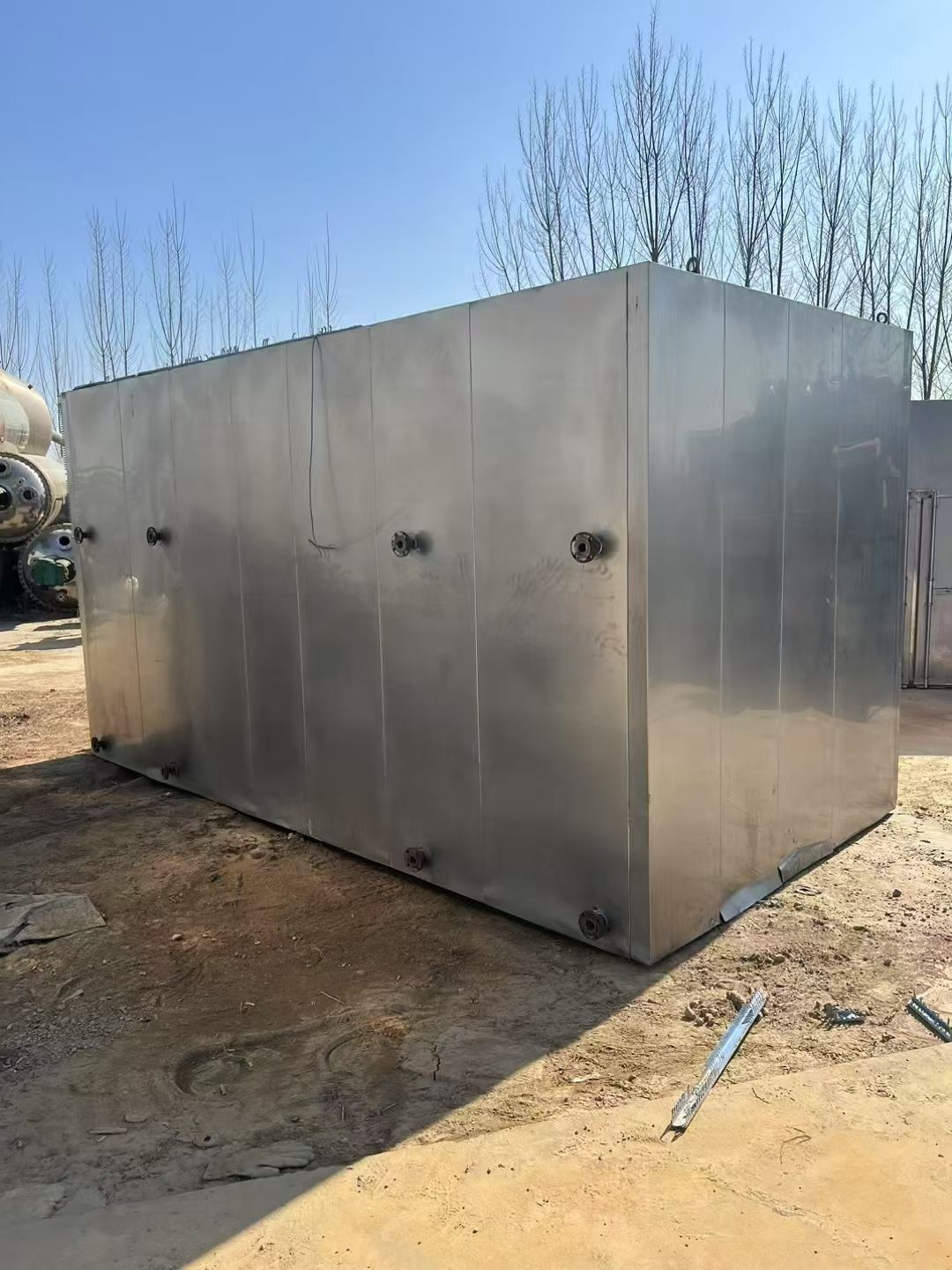 转让二手热风烘箱 八台四门八车192盘蒸汽加热热风循环烘箱