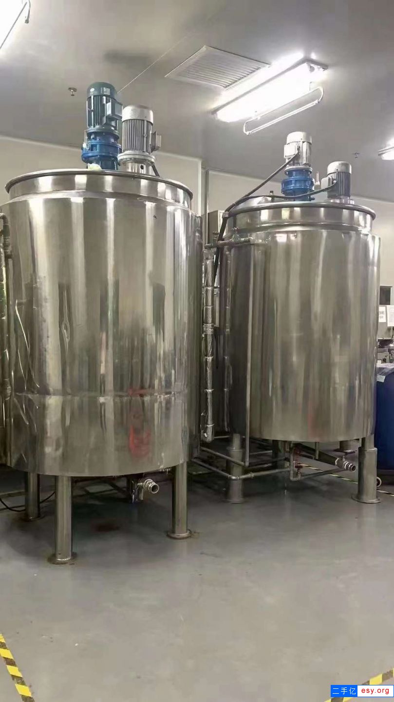 出售二手不銹鋼攪拌罐 1000L-2000L乳化攪拌罐