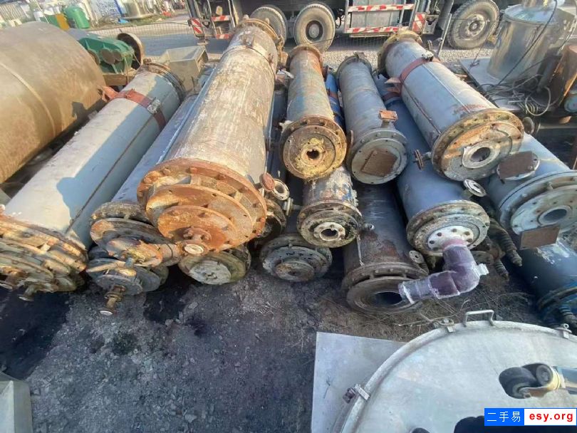 轉讓二手石墨冷凝器 20-40-60平方石墨塊換熱器