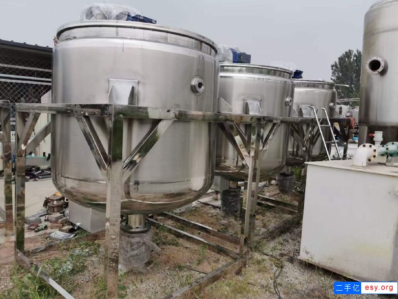 出售二手不銹鋼攪拌罐 1000L-2000L乳化攪拌罐