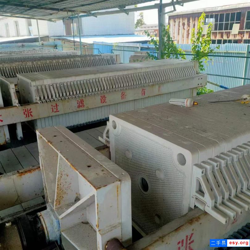轉(zhuǎn)讓二手自動拉板壓濾機 6臺80平方大張過濾機