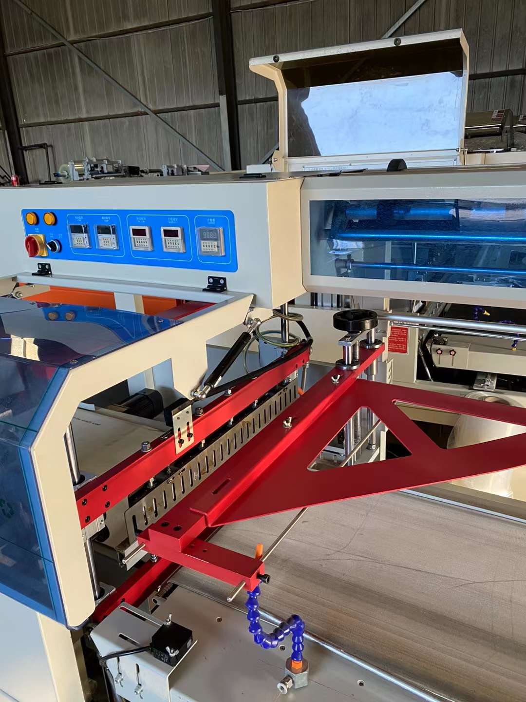 轉讓二手封切機 一套550型全自動L型封切機 帶熱收縮