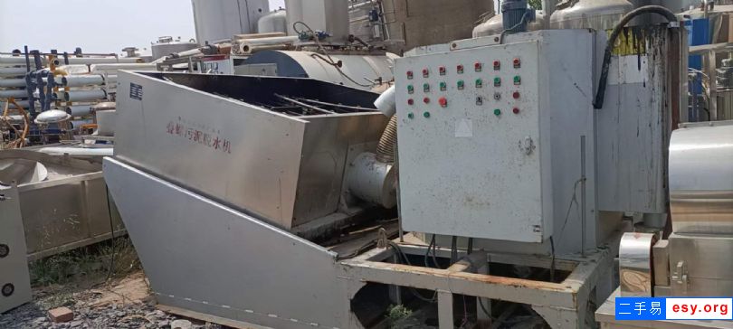 轉(zhuǎn)讓二手疊螺脫水機(jī) 一臺403型全套污泥脫水機(jī)