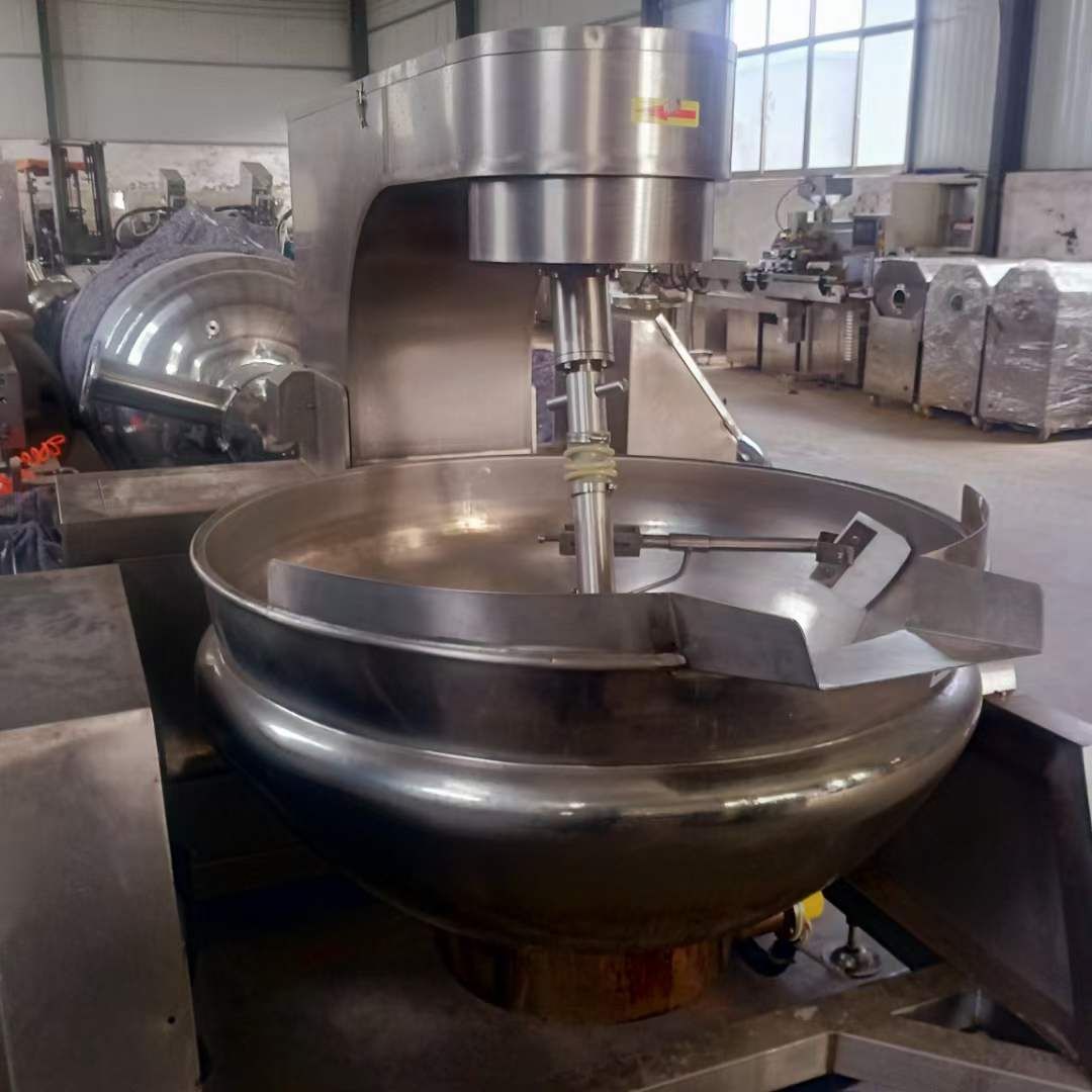 轉(zhuǎn)讓二手行星炒鍋 一臺(tái)容積500L電加熱全自動(dòng)行星攪拌炒鍋