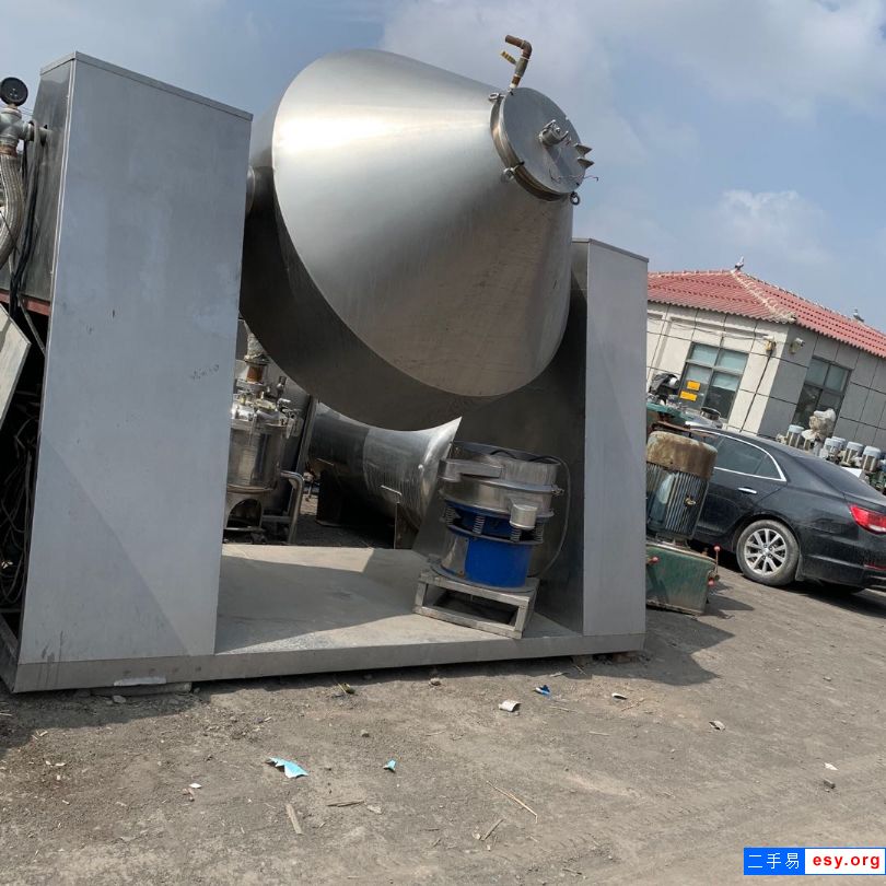 轉(zhuǎn)讓二手雙錐干燥機 3臺1000不銹鋼雙錐干燥機