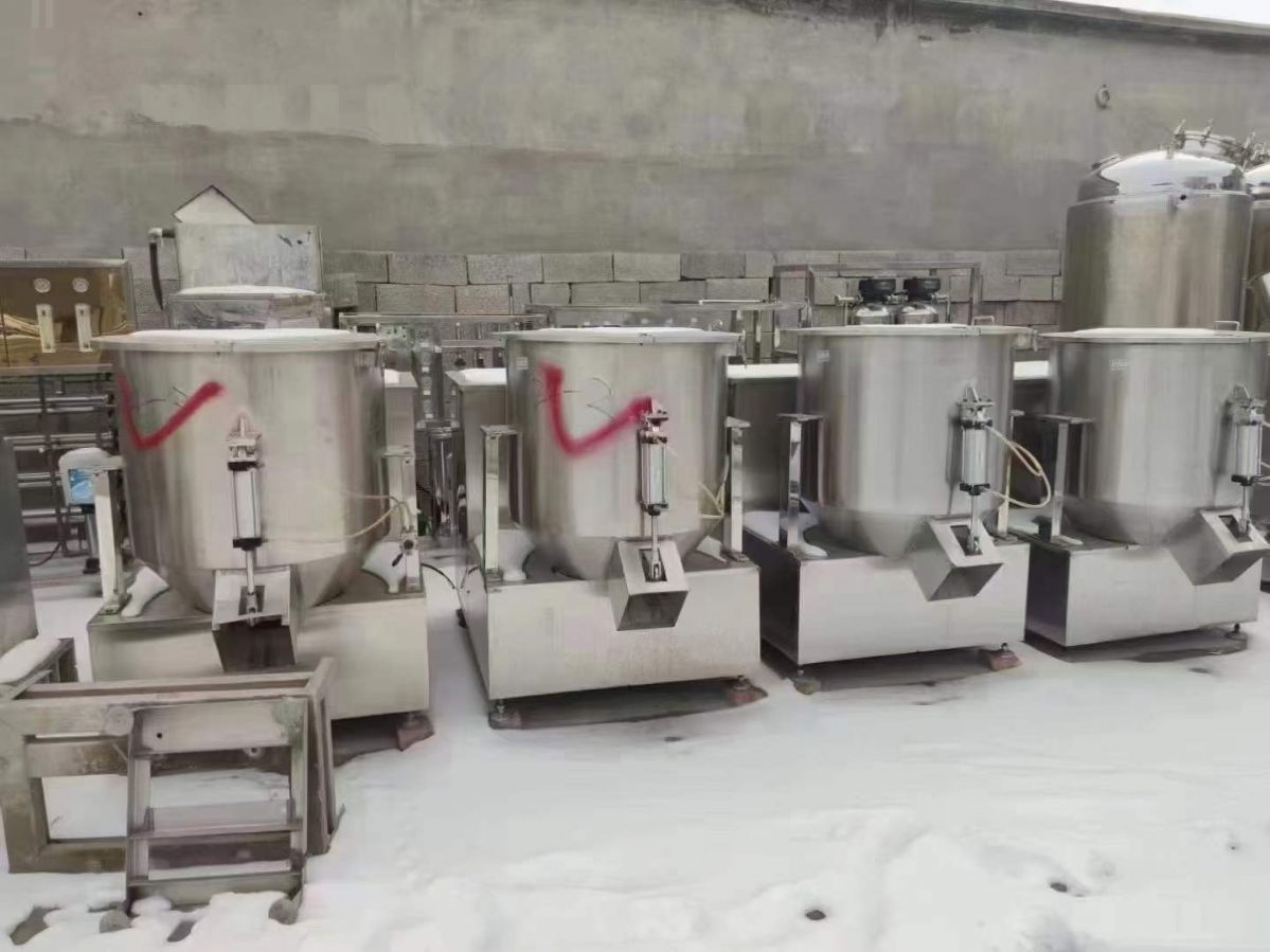 轉(zhuǎn)讓二手高速混合機 四臺350型全不銹鋼立式高速混合機
