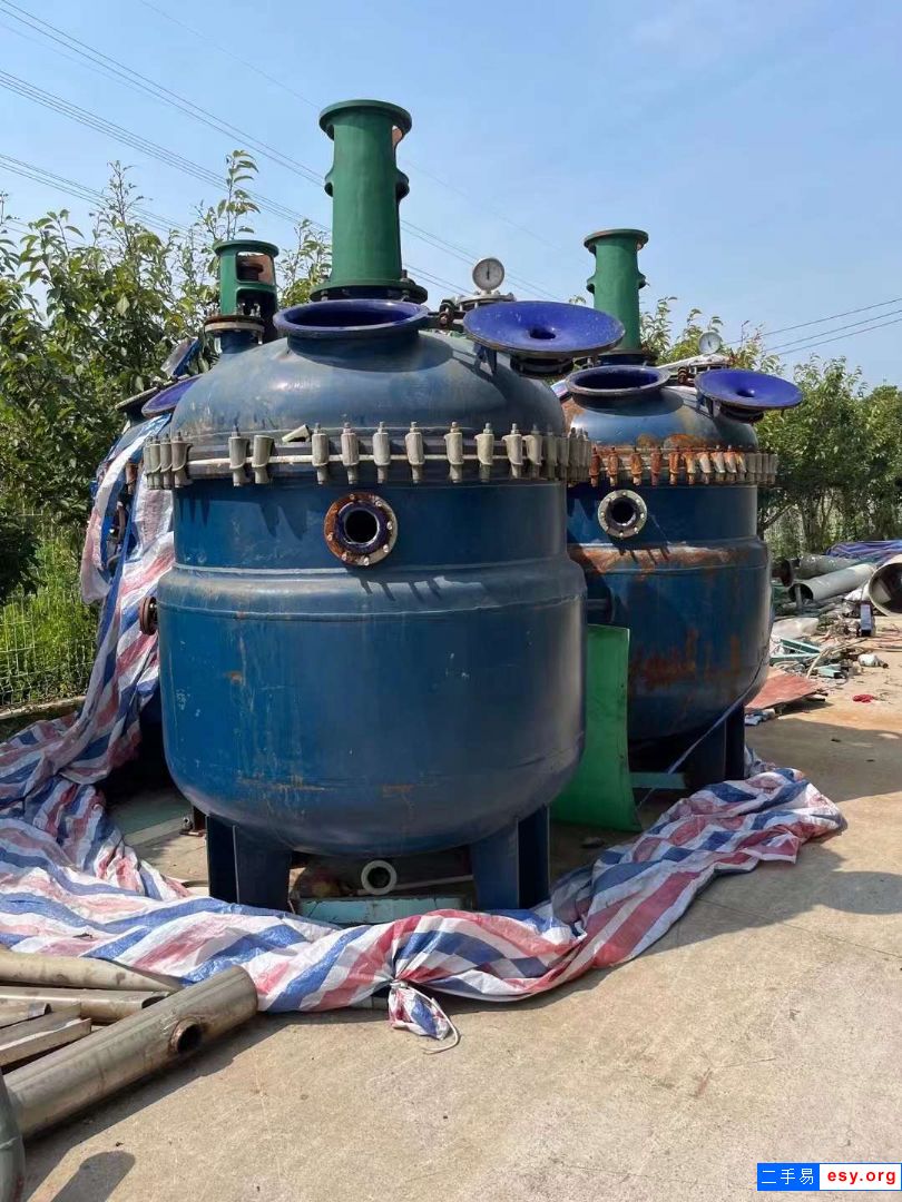 轉讓二手太極反應釜 1000L-5000L搪瓷反應釜