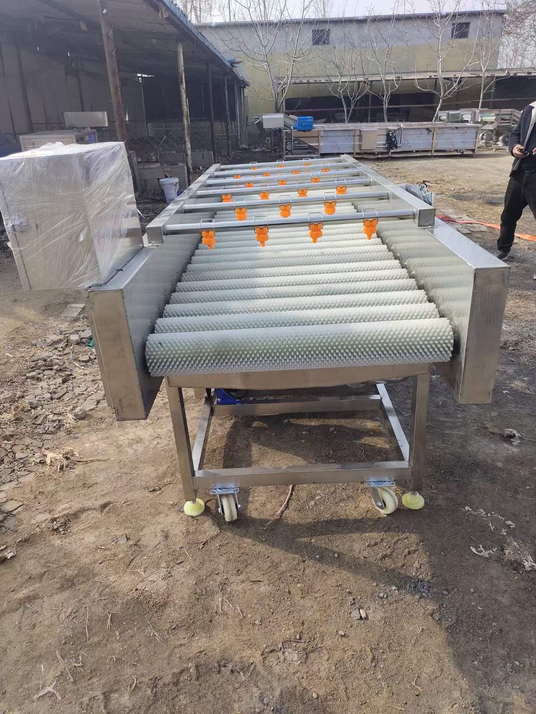 轉(zhuǎn)讓二手平型清洗機 2米-3米平型毛輥清洗機