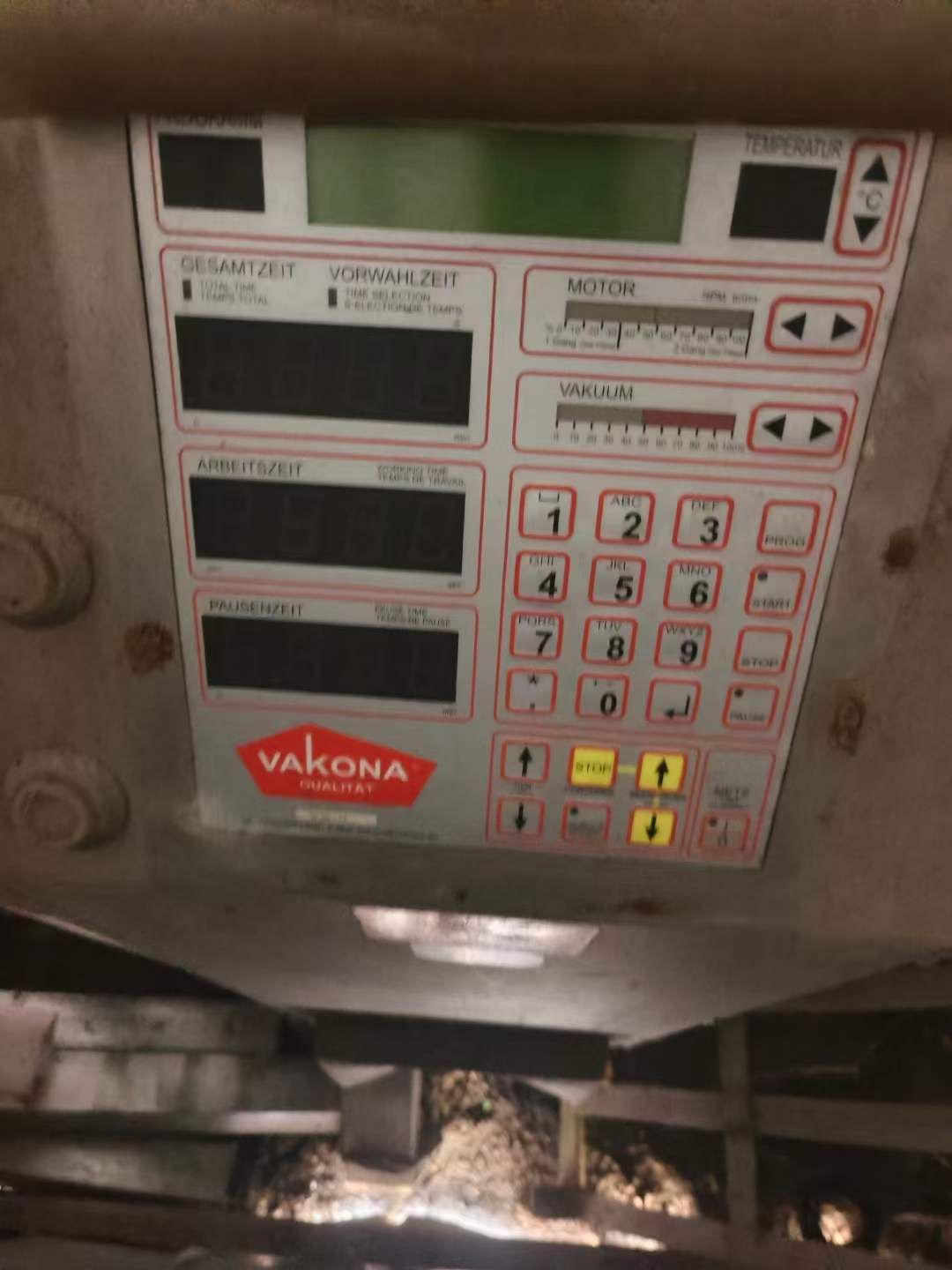 轉(zhuǎn)讓二手真空滾揉機(jī) 一臺(tái)德國(guó)進(jìn)口瓦克納VAKONA850型滾揉機(jī)