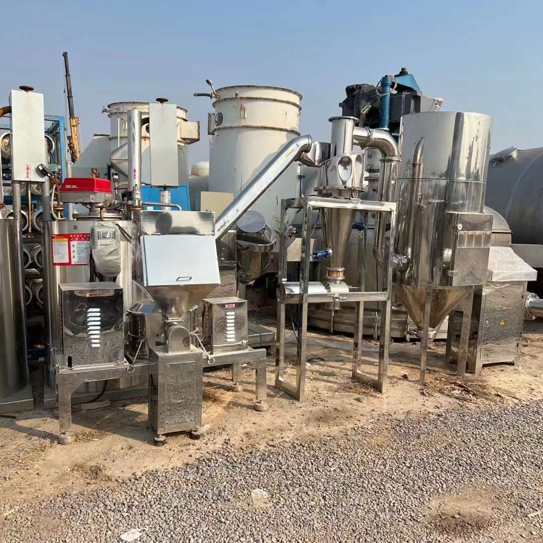 轉(zhuǎn)讓二手超威粉碎機(jī) 一套15型全不銹鋼超威粉碎機(jī)