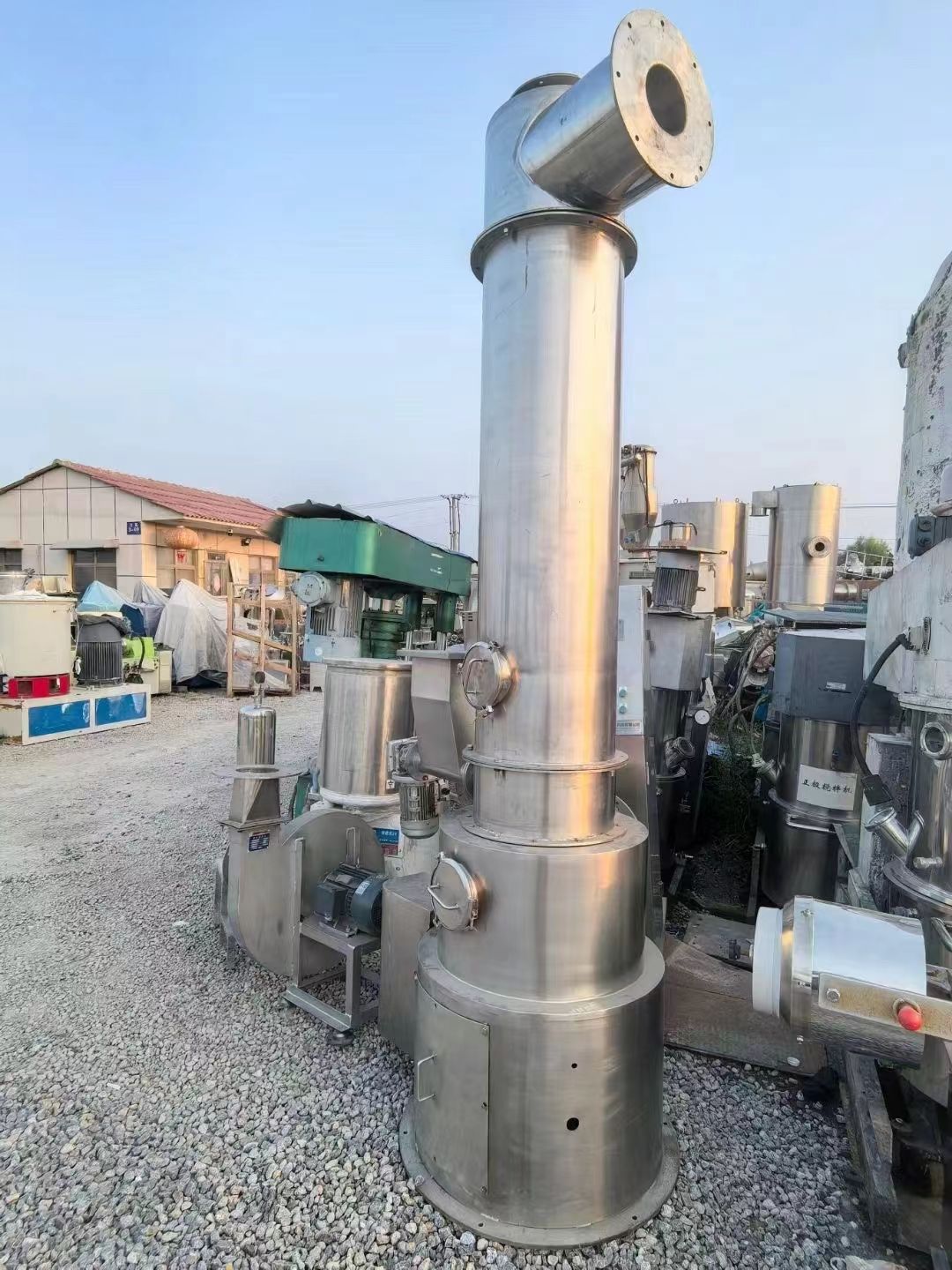 轉(zhuǎn)讓二手閃蒸干燥機(jī) 一套直徑30型全不銹鋼實(shí)驗(yàn)型閃蒸干燥機(jī)
