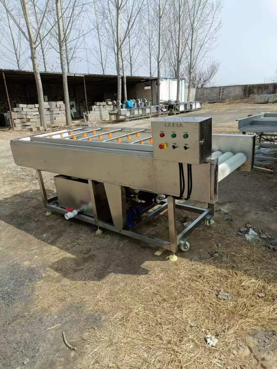 轉(zhuǎn)讓二手平型清洗機 2米-3米平型毛輥清洗機
