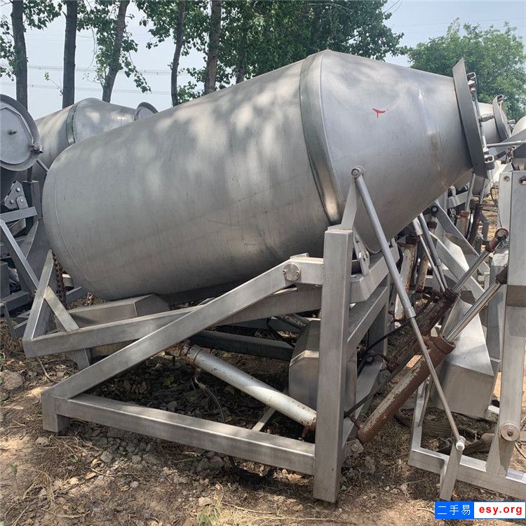 轉讓二手真空滾揉機 2臺2000L自動上料滾揉機