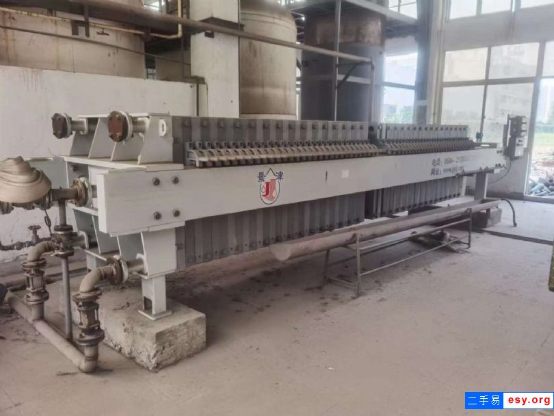 出售二手自動(dòng)壓濾機(jī) 50-100平方隔膜壓濾機(jī)