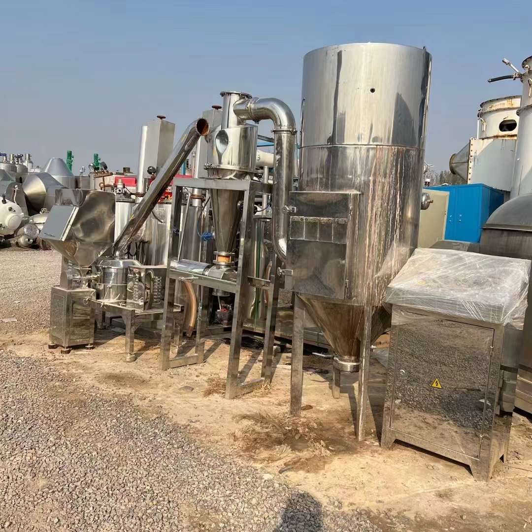 轉(zhuǎn)讓二手超威粉碎機(jī) 一套15型全不銹鋼超威粉碎機(jī)
