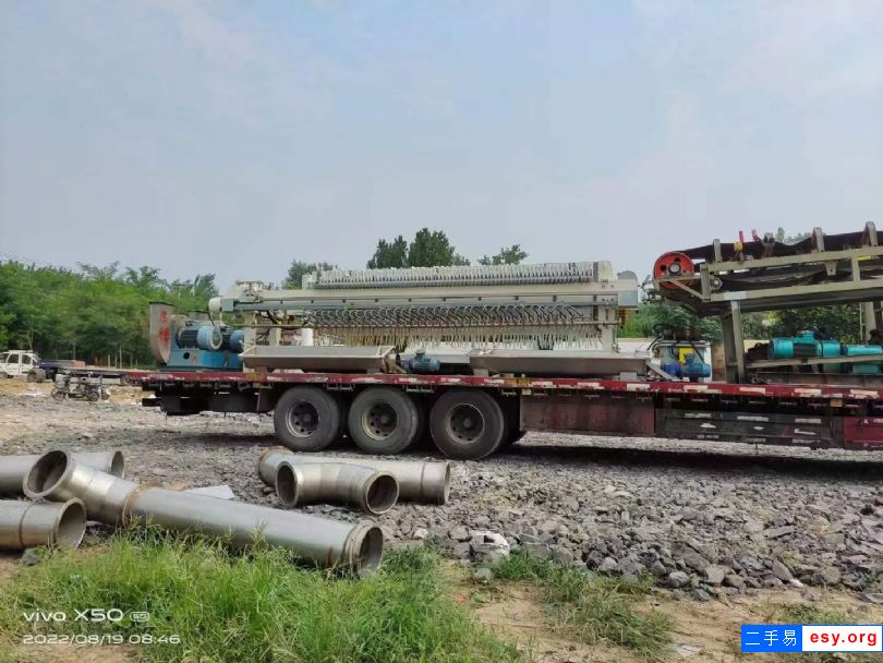 出售二手自動(dòng)壓濾機(jī) 50-100平方隔膜壓濾機(jī)