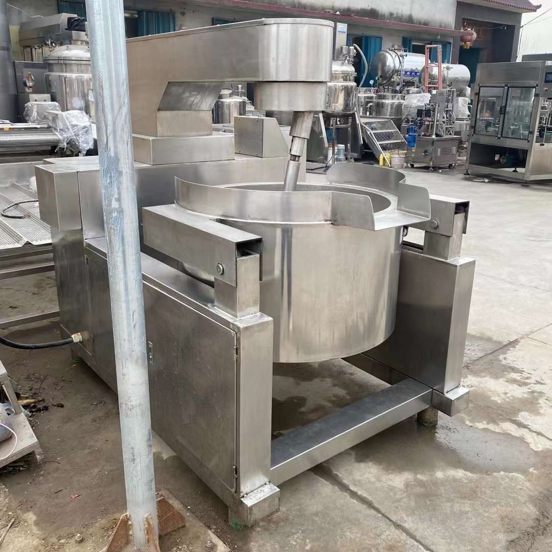 轉(zhuǎn)讓二手行星炒鍋 一臺(tái)200L全自動(dòng)電磁加熱行星攪拌夾層鍋