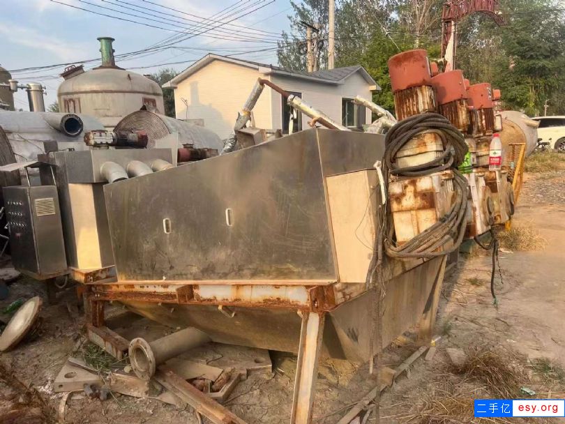 轉(zhuǎn)讓二手污泥脫水機 四套353-304型疊螺污泥脫水機