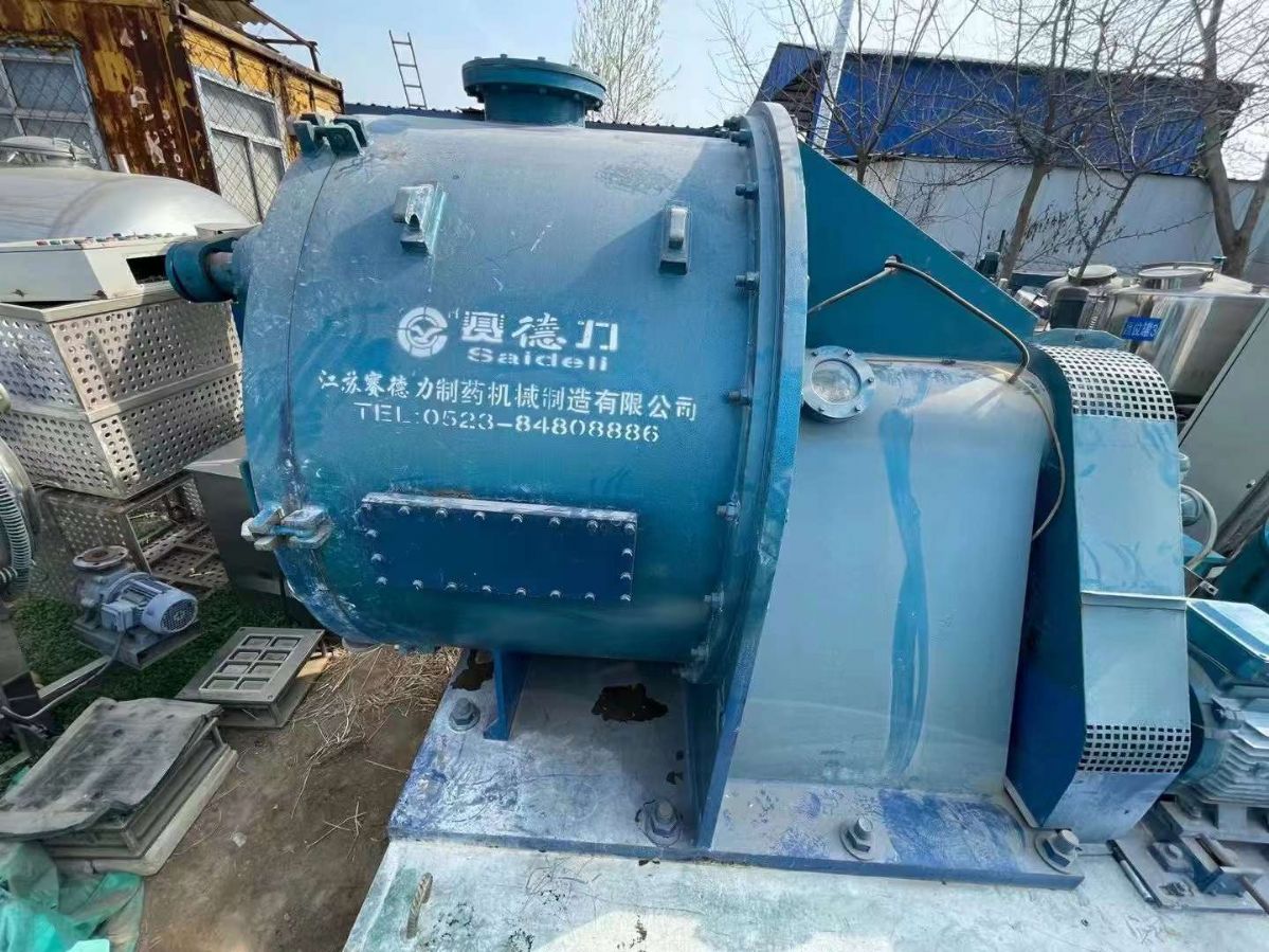 轉(zhuǎn)讓二手臥式離心機 一臺1250型賽得利臥式刮刀離心機