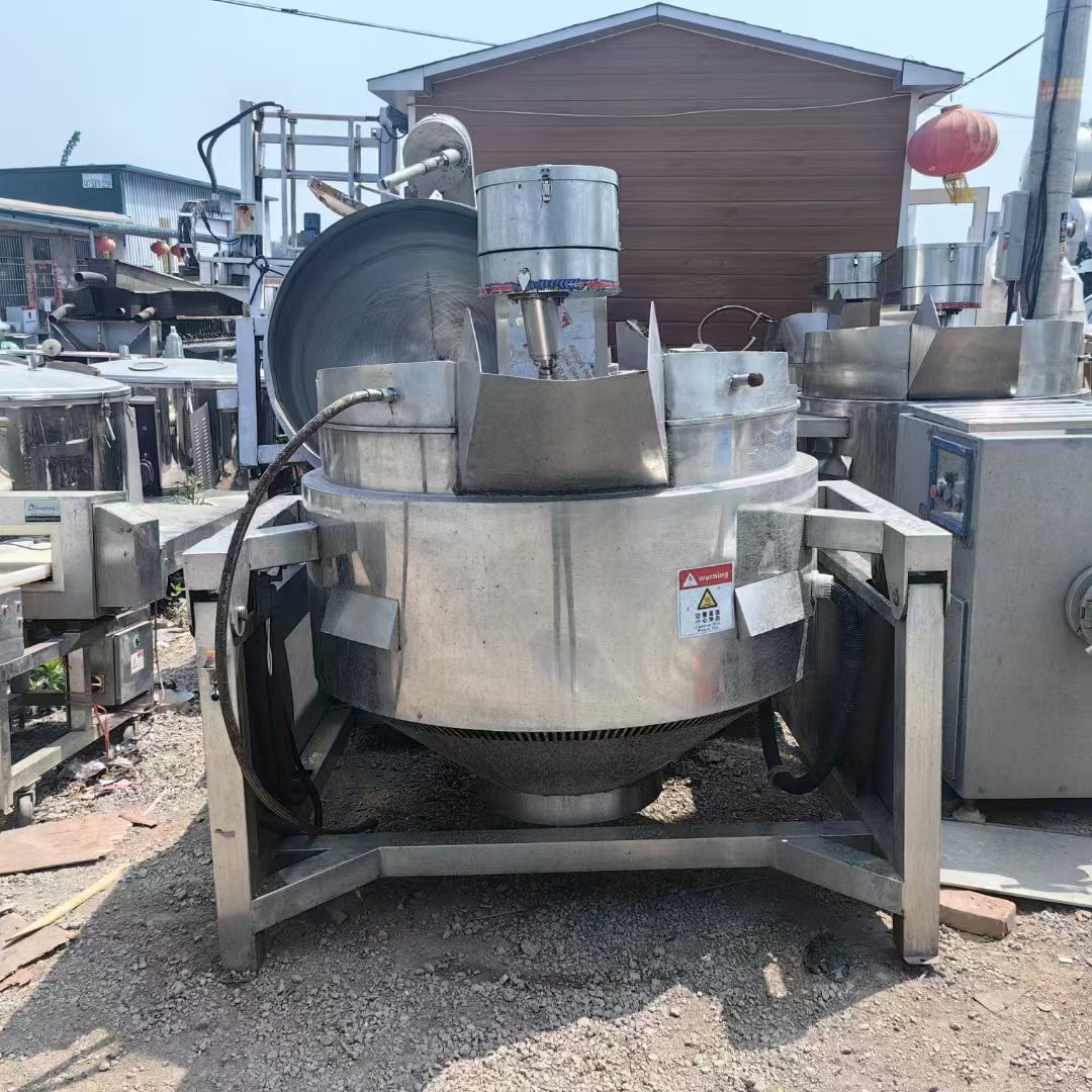 轉(zhuǎn)讓二手行星炒鍋 一臺(tái)容積600L電磁加熱全自動(dòng)行星炒鍋