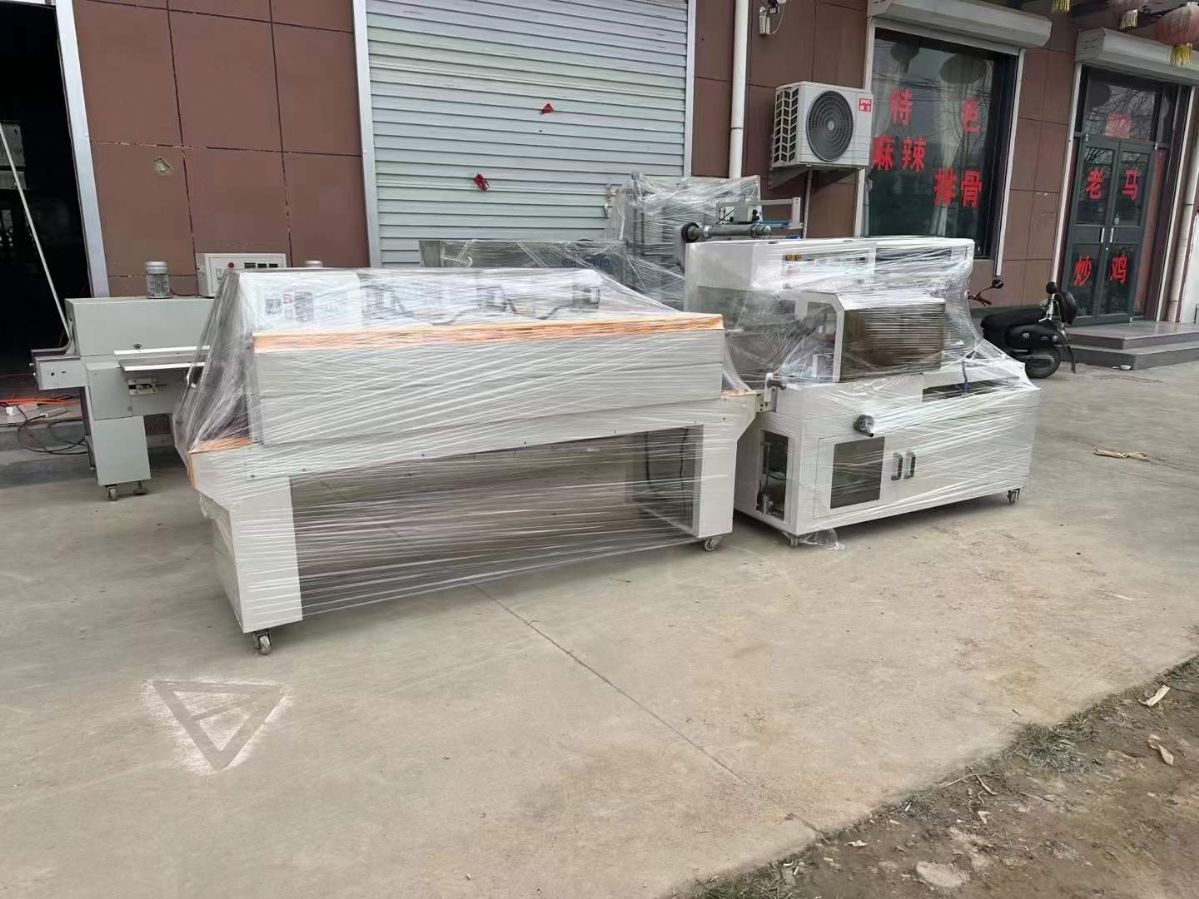 轉(zhuǎn)讓二手封切機(jī) 一套550型帶熱收縮L型封切機(jī)