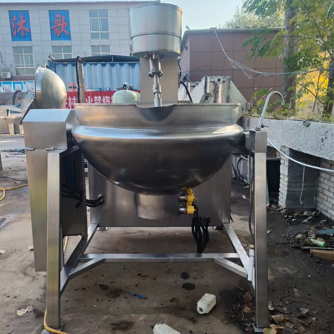 轉讓二手行星炒鍋 兩臺容積500L全自動電加熱行星炒鍋
