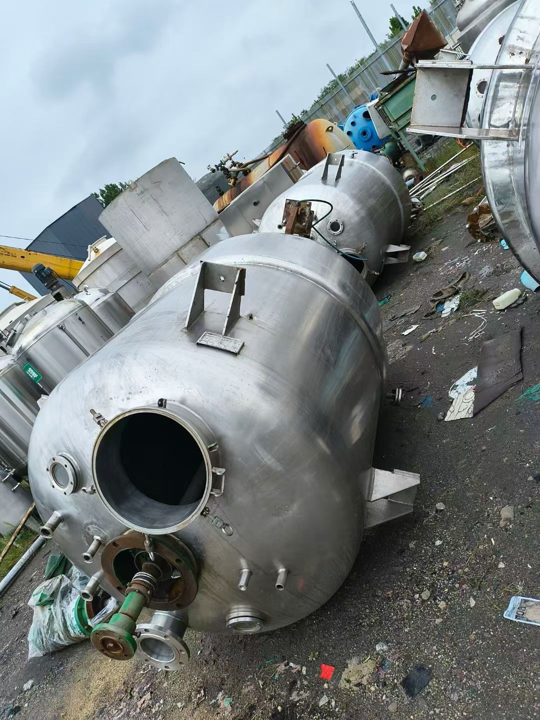 转让二手动态提取罐 五台容积3立方多功能动态提取罐